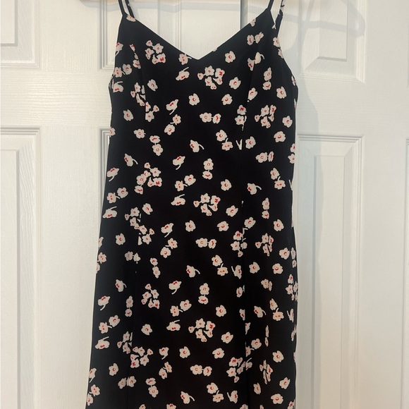 French Connection Dresses & Skirts - french connection floral black mini dress - sundress
